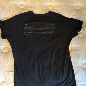 Black Alphalete workout T shirt XXL